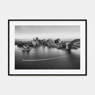 Sydney Landscape B&W No 1 Poster
