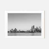 Sydney Landscape B&W No 2 Poster