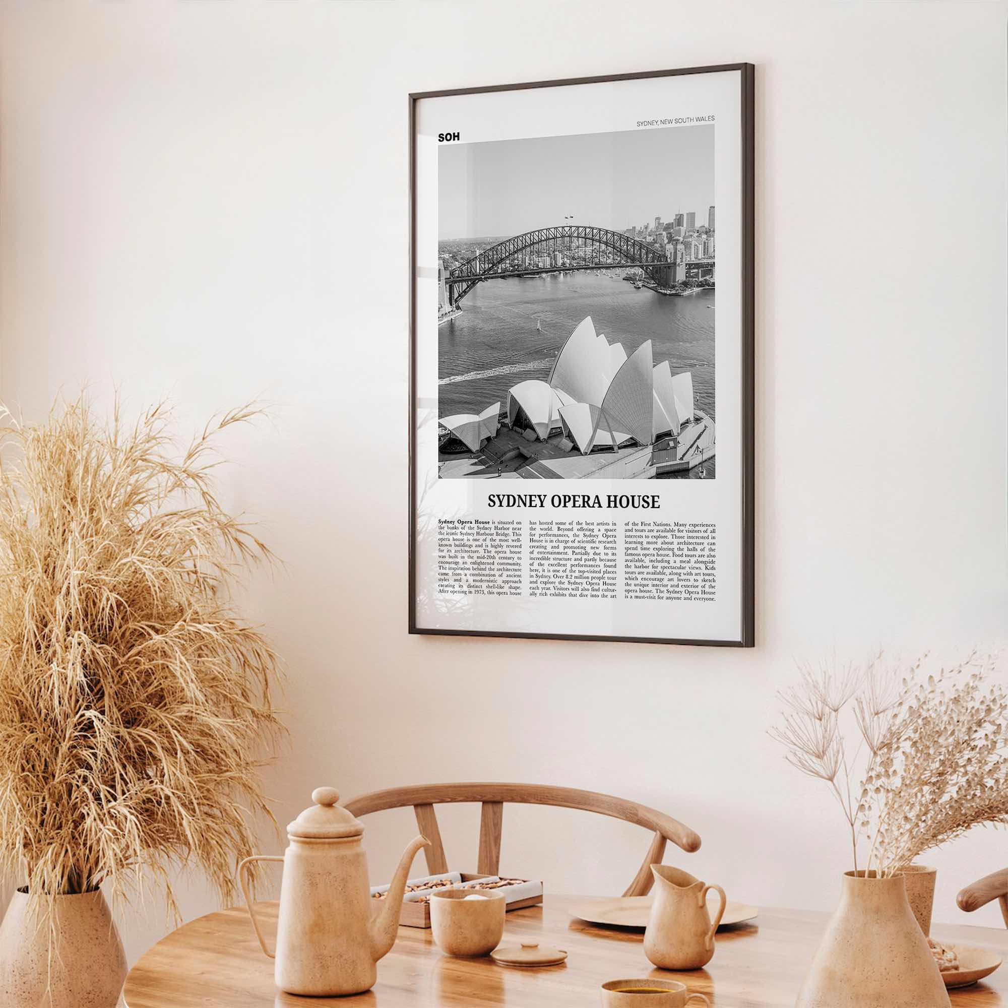 Sydney Opera House Print Black and White, Sydney Opera House Wall Art, Sydney Opera House Poster, Sydney Opera House Photo, Australia