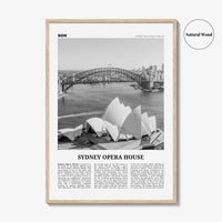 Sydney Opera House Print Black and White, Sydney Opera House Wall Art, Sydney Opera House Poster, Sydney Opera House Photo, Australia