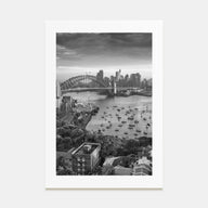 Sydney Photo B&W No 2 Poster