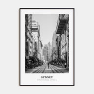 Sydney Portrait B&W No 1 Poster