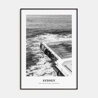 Sydney Portrait B&W No 2 Poster