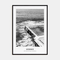 Sydney Portrait B&W No 2 Poster