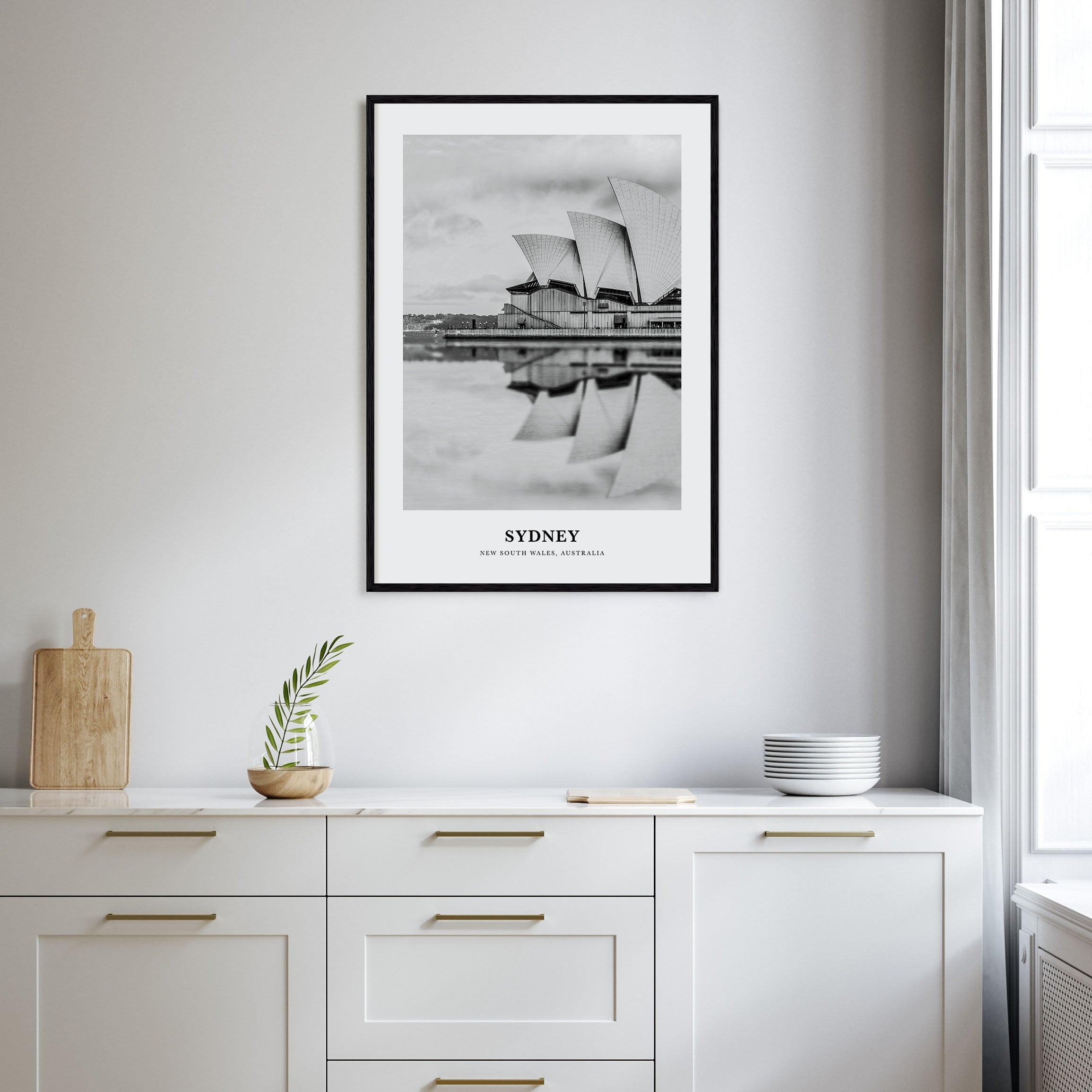 Sydney Portrait B&W No 3 Poster