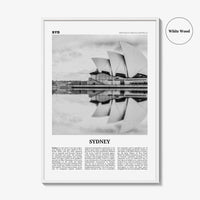 Sydney Print Black and White No 1, Sydney Wall Art, Sydney Poster, Sydney Photo, Travel Print, New South Wales, Australia, Oceania