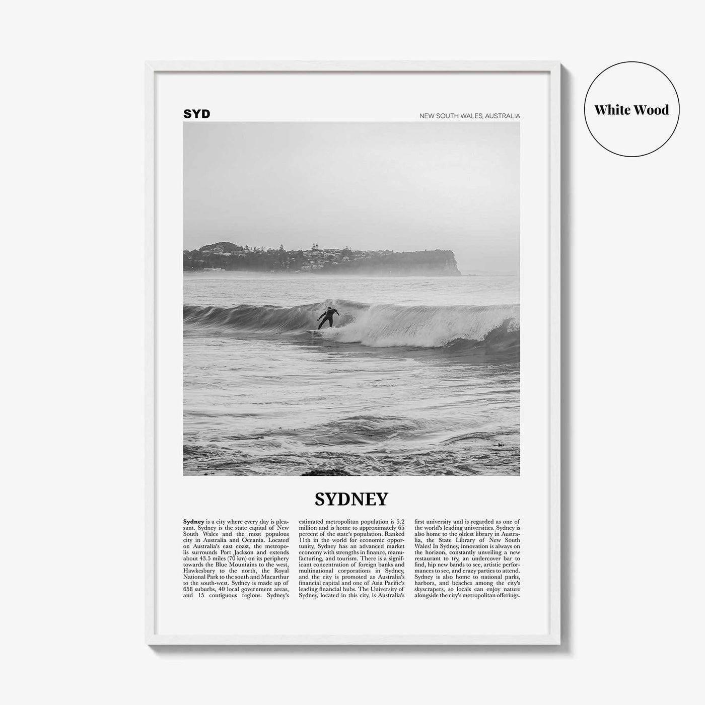 Sydney Print Black and White No 2, Sydney Wall Art, Sydney Poster, Sydney Photo, Travel Print, New South Wales, Australia, Oceania