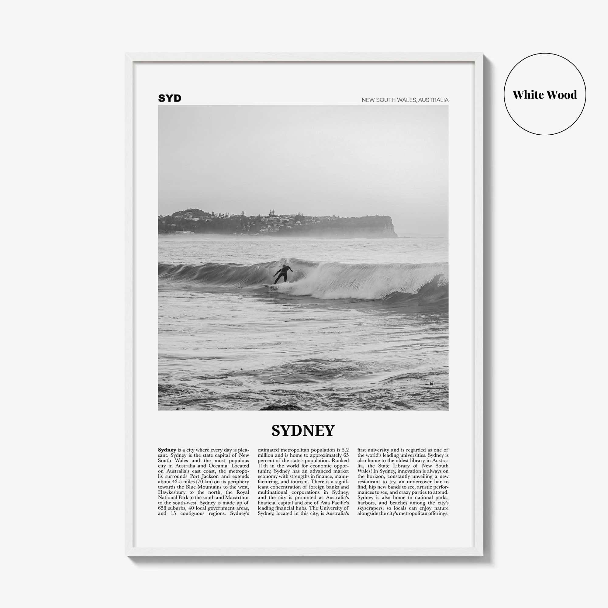 Sydney Print Black and White No 2, Sydney Wall Art, Sydney Poster, Sydney Photo, Travel Print, New South Wales, Australia, Oceania