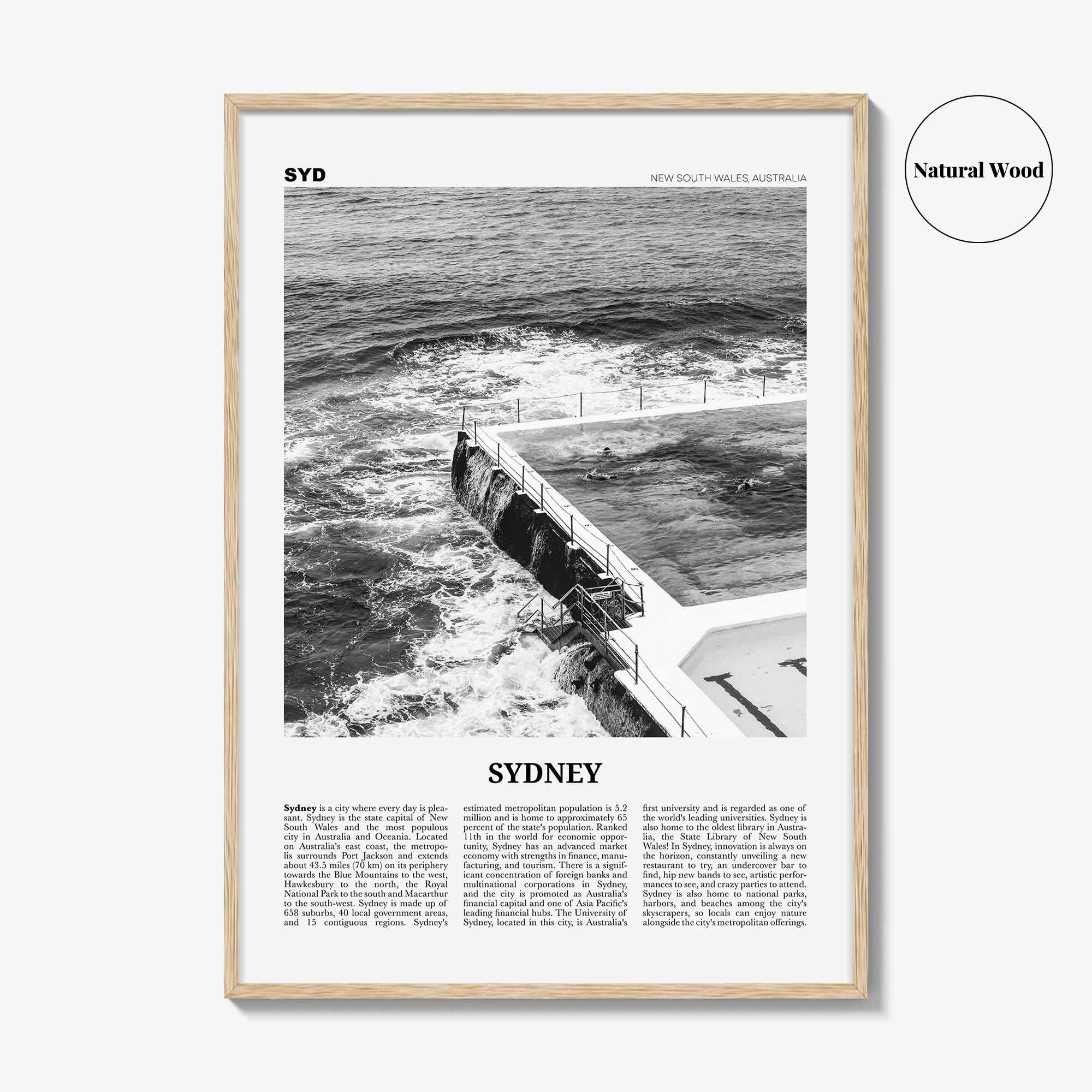 Sydney Print Black and White No 4, Sydney Wall Art, Sydney Poster, Sydney Photo, Travel Print, New South Wales, Australia, Oceania