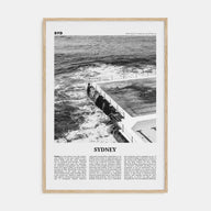 Sydney Travel B&W No 4 Poster