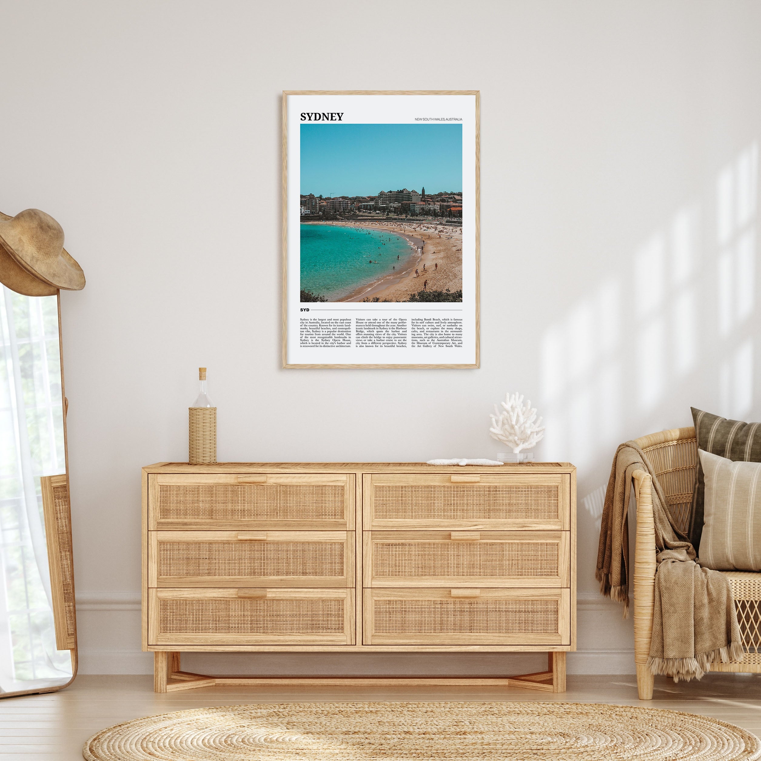 Sydney Travel Color Poster