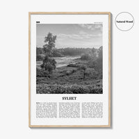 Sylhet Print Black and White, Sylhet Wall Art, Sylhet Poster, Sylhet Photo, Sylhet Wall Décor, Sylhet Map, Bangladesh
