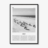 Sylt Print Black and White, Sylt Wall Art, Sylt Poster, Sylt Photo, Sylt Wall Décor, Sylt Map, Germany
