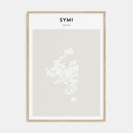 Symi Map Portrait Poster