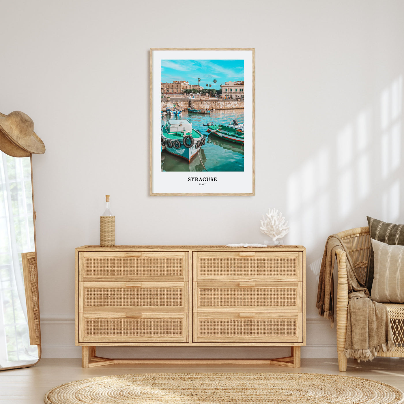 Syracuse, Italy Portrait Color Poster