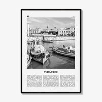 Syracuse Print Black and White Italy No 1, Syracuse Wall Art, Syracuse Poster, Syracuse Photo, Syracuse Wall Décor, Italy, Italia, Sicily