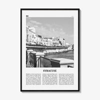 Syracuse Print Black and White Italy No 2, Syracuse Wall Art, Syracuse Poster, Syracuse Photo, Syracuse Wall Décor, Italy, Italia, Sicily