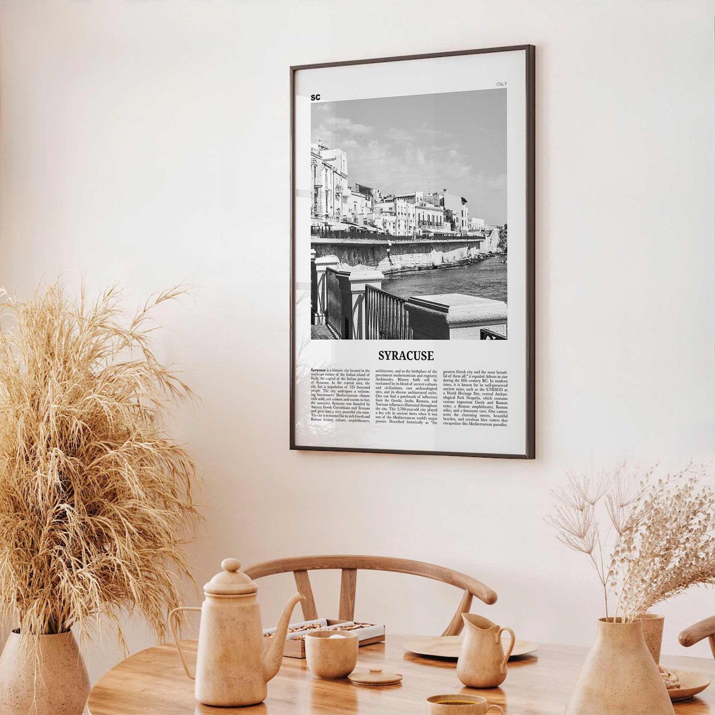 Syracuse Print Black and White Italy No 2, Syracuse Wall Art, Syracuse Poster, Syracuse Photo, Syracuse Wall Décor, Italy, Italia, Sicily