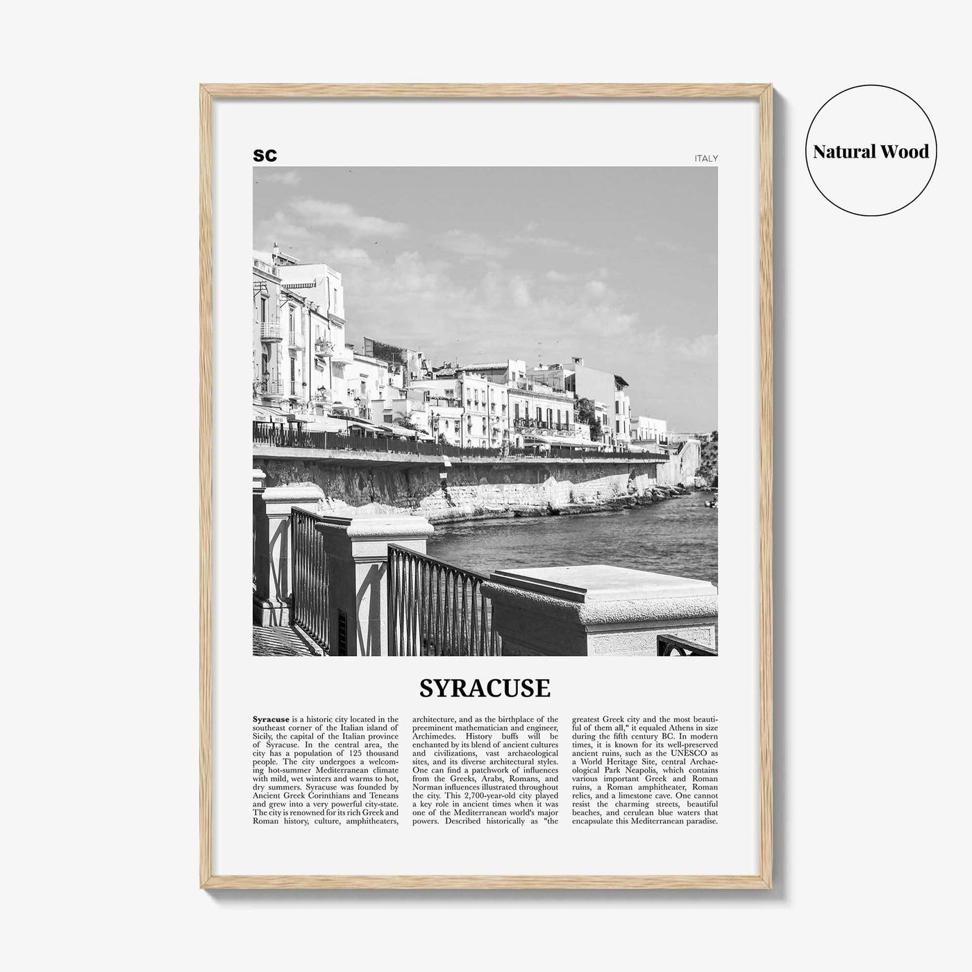 Syracuse Print Black and White Italy No 2, Syracuse Wall Art, Syracuse Poster, Syracuse Photo, Syracuse Wall Décor, Italy, Italia, Sicily