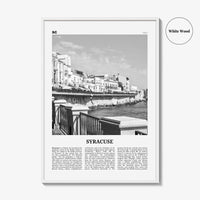 Syracuse Print Black and White Italy No 2, Syracuse Wall Art, Syracuse Poster, Syracuse Photo, Syracuse Wall Décor, Italy, Italia, Sicily