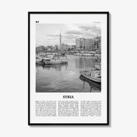 Syria Print Black and White, Syria Wall Art, Syria Poster, Syria Photo, Syria Wall Decor, Syria, Sūriyā, Syrian, Damascus, Middle East