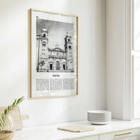 Tacna Print Black and White, Tacna Wall Art, Tacna Poster, Tacna Photo, Tacna Wall Décor, Tacna Map, Peru