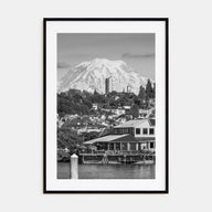 Tacoma Photo B&W Poster