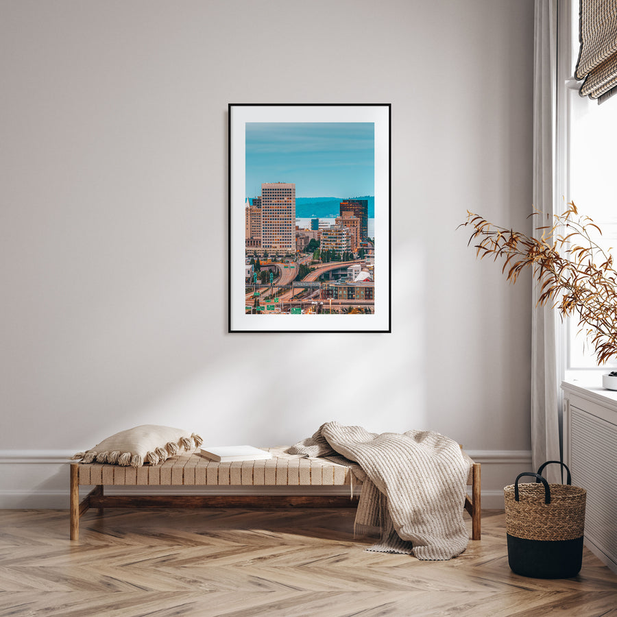 Tacoma Photo Color Poster