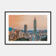 Taipei Landscape Color Poster