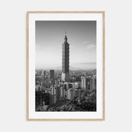 Taipei Photo B&W No 1 Poster