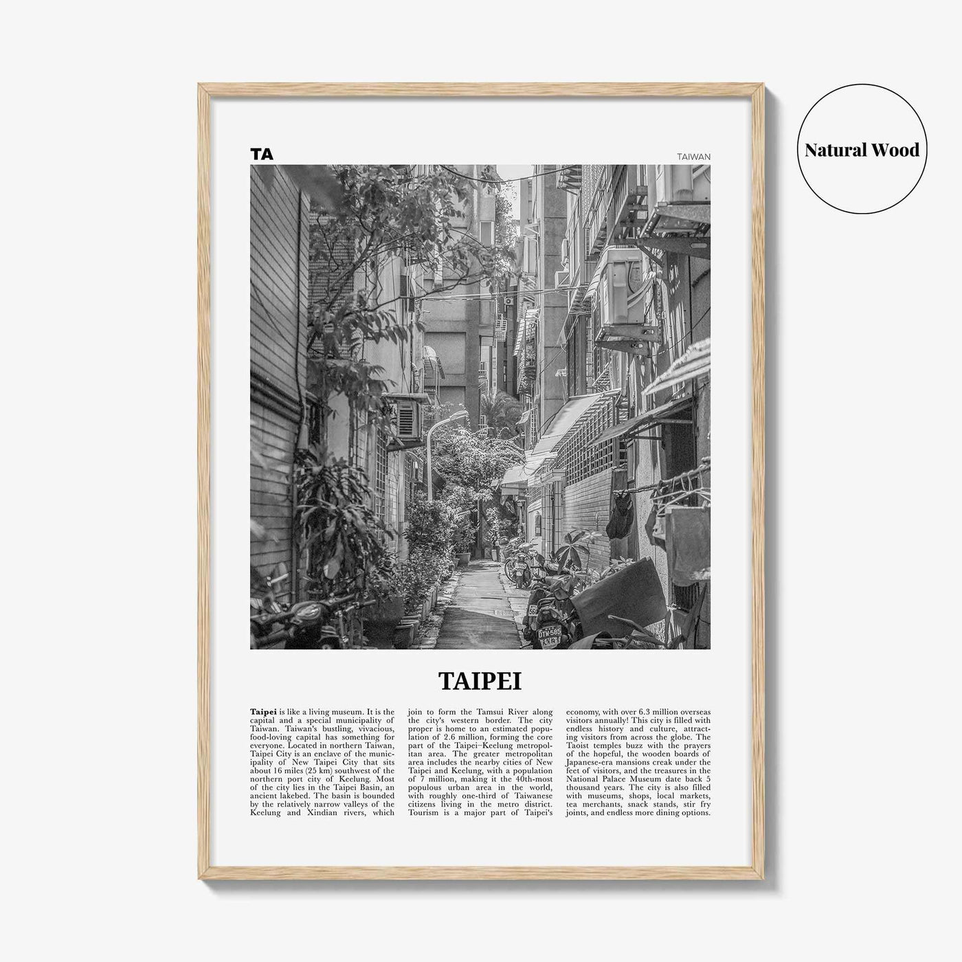 Taipei Print Black and White No 2, Taipei Wall Art, Taipei Poster, Taipei Photo, Taipei Wall Decor, Taiwan, 臺北 臺北市 臺灣 中華民國, Asia