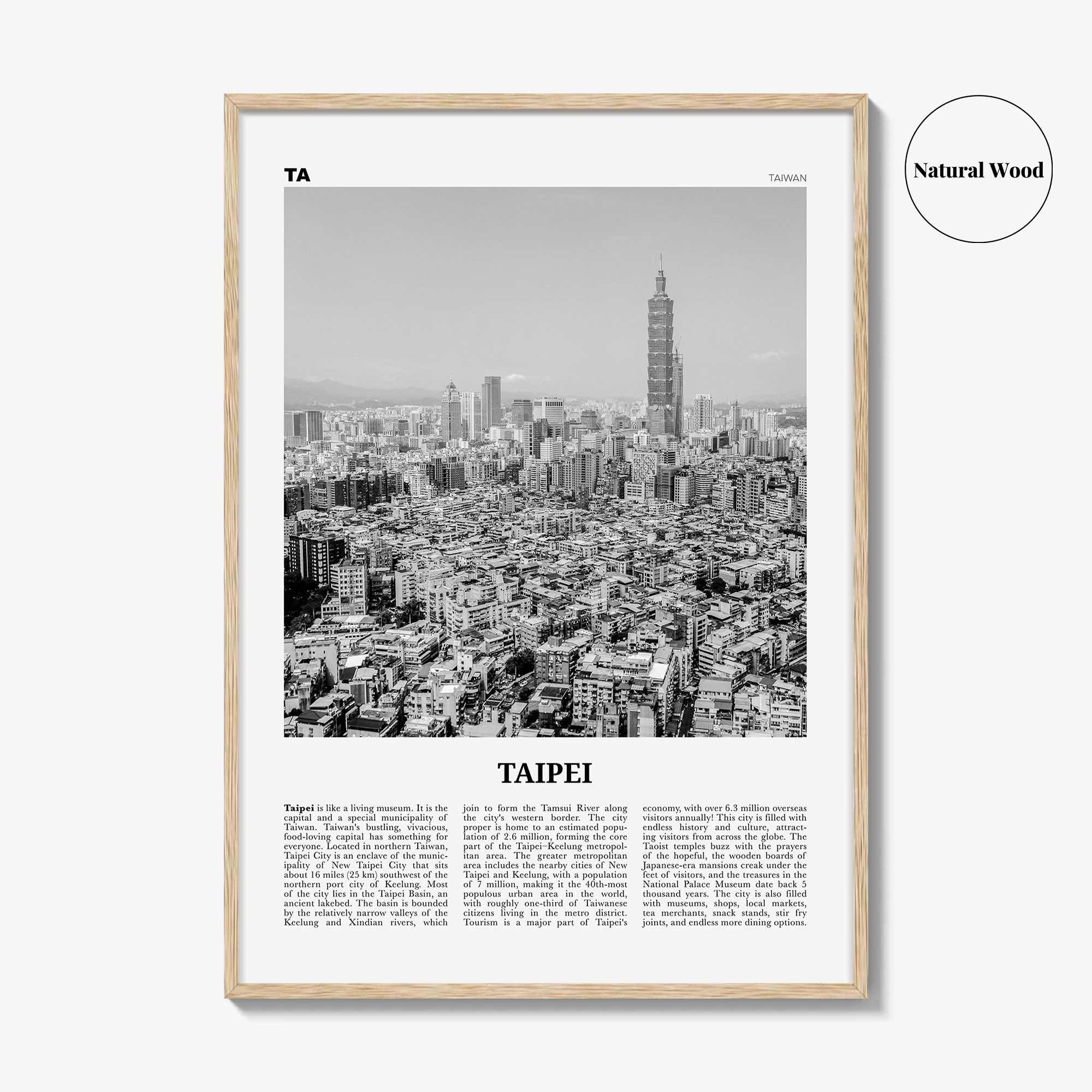 Taipei Print Black and White No 3, Taipei Wall Art, Taipei Poster, Taipei Photo, Taipei Wall Decor, Taiwan, 臺北 臺北市 臺灣 中華民國, Asia
