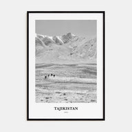 Tajikistan Portrait B&W Poster