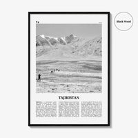 Tajikistan Print Black and White, Tajikistan Wall Art, Tajikistan Poster, Tajikistan Photo, Тоҷикистон, Таджикистан, Tajik, Dushanbe, Asia