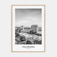 Tallahassee Portrait B&W Poster