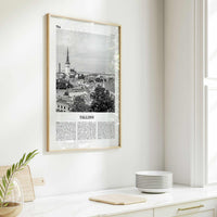 Tallinn Print Black and White, Tallinn Wall Art, Tallinn Poster, Tallinn Photo, Tallinn Wall Décor, Estonia, Harju, Eesti