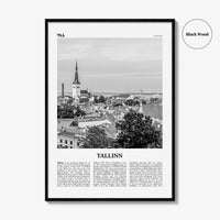 Tallinn Print Black and White, Tallinn Wall Art, Tallinn Poster, Tallinn Photo, Tallinn Wall Décor, Estonia, Harju, Eesti