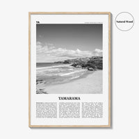 Tamarama Print Black and White, Tamarama Wall Art, Tamarama Poster, Tamarama Photo, Tamarama Wall Decor, New South Wales, Australia, Oceania