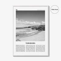 Tamarama Print Black and White, Tamarama Wall Art, Tamarama Poster, Tamarama Photo, Tamarama Wall Decor, New South Wales, Australia, Oceania