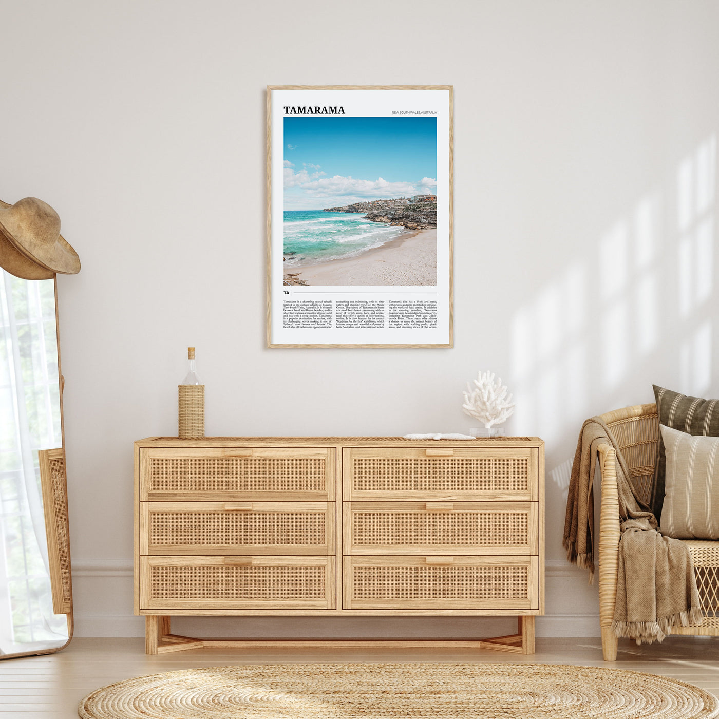 Tamarama Travel Color Poster