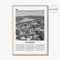 Tamarindo Print Black and White, Tamarindo Wall Art, Tamarindo Poster, Tamarindo Photo, Tamarindo Wall Décor, Tamarindo Map, Costa Rica
