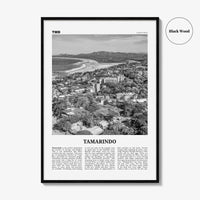 Tamarindo Print Black and White, Tamarindo Wall Art, Tamarindo Poster, Tamarindo Photo, Tamarindo Wall Décor, Tamarindo Map, Costa Rica