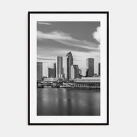 Tampa Bay Photo B&W Poster