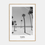 Tampa Portrait B&W No 1 Poster