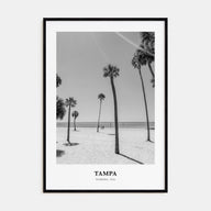 Tampa Portrait B&W No 1 Poster