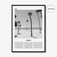 Tampa Print Black and White No 2, Tampa Wall Art, Tampa Poster, Tampa Photo, Tampa Wall Decor, Florida, USA, United States, North America