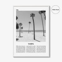 Tampa Print Black and White No 2, Tampa Wall Art, Tampa Poster, Tampa Photo, Tampa Wall Decor, Florida, USA, United States, North America