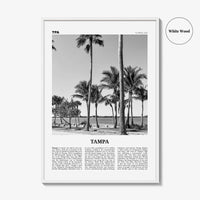 Tampa Print Black and White No 3, Tampa Wall Art, Tampa Poster, Tampa Photo, Tampa Wall Decor, Florida, USA, United States