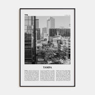 Tampa Travel B&W No 4 Poster