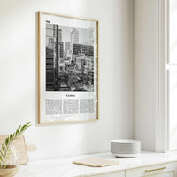 Tampa Print Black and White No 4, Tampa Wall Art, Tampa Poster, Tampa Photo, Tampa Wall Decor, Florida, USA, United States